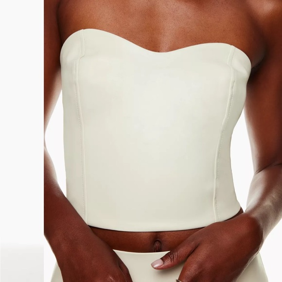 Aritzia Vegan Leather Bustier - Picture 6 of 6